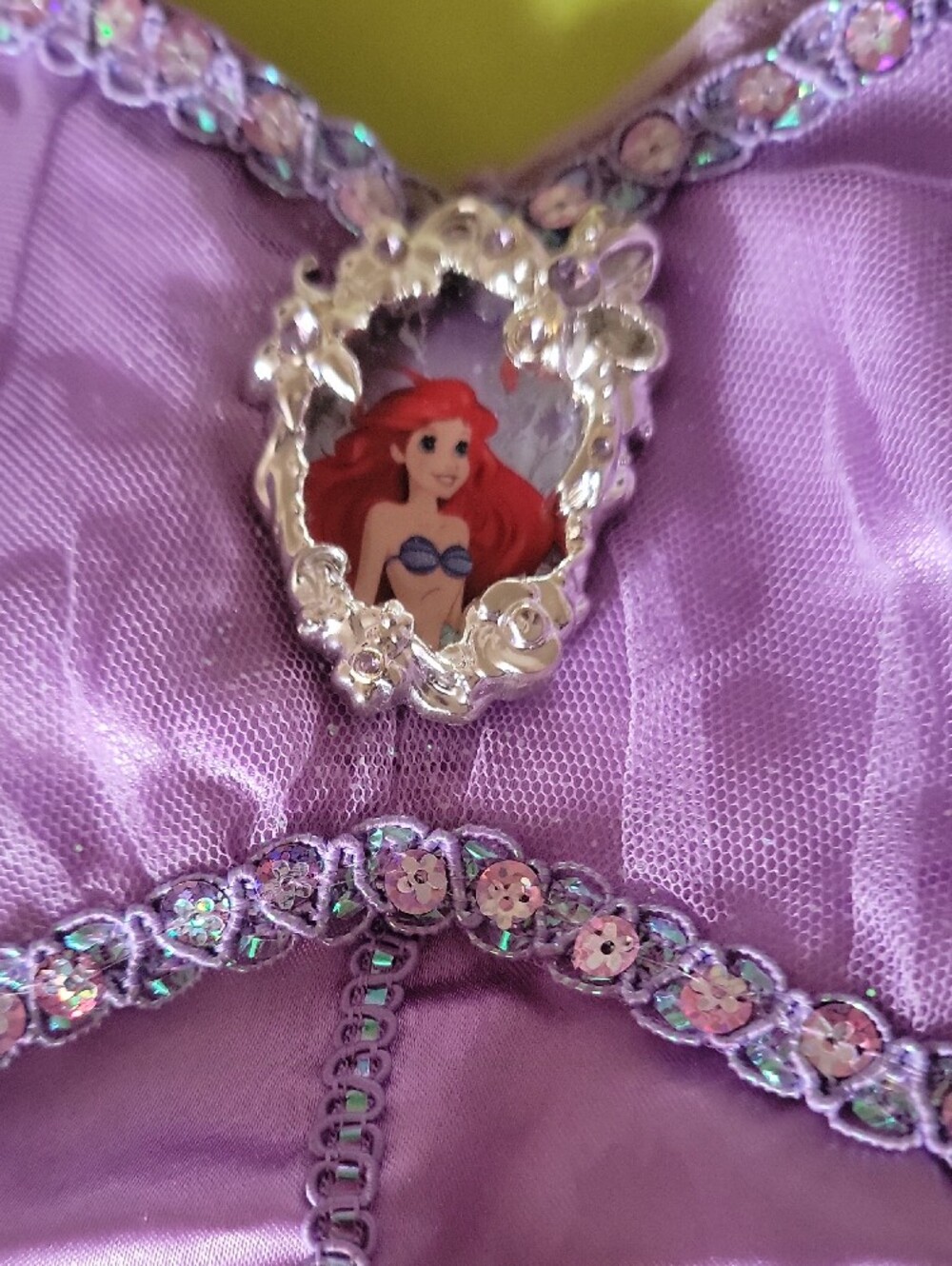 Disney Purple Ariel-Inspired Princess Dress with Jewel Accent - Picture 11 of 12